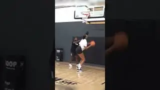 Liz Cambage vs MEN in 1's  😤 #jushoop #shorts