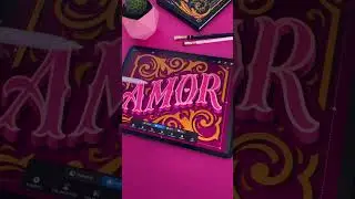 Fileteado Lettering on Procreate 🌸