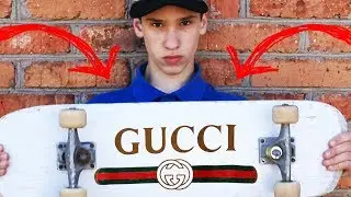 СДЕЛАЛ СКЕЙТ GUCCI | КАК СДЕЛАТЬ СКЕЙТ GUCCI | СКЕЙТ СВОИМИ РУКАМИ | КАК СДЕЛАТЬ СКЕЙТ