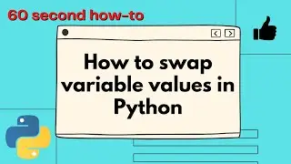 How to swap variable values in Python