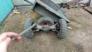 Front drive axle for a mini tractor - the beginning of a new project.