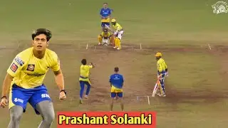 Prashant Solanki Bowling In Csk Practice Match 2022 || IPL 2022 || Csk Practice 2022