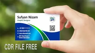 How to Create Business Card Design in Corel Draw | Visiting Card Design Tutorial In Urdu Hindi