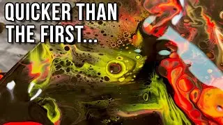 Making Cells with Acrylic Paint Pouring - Recut Faster and Better