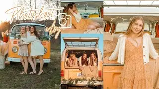 PHOTOSHOOT VLOG! ☀️ ft. my cousin's restored Volkswagen photo bus!