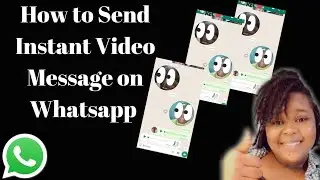How to Send Instant Video Message on Whatsapp | How to Switch from Voice Message to Video Message
