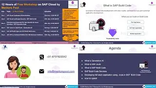 Day 4- SAP Build Code Training | SAP Joule Training | Generative AI | Develop App using Joule