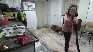 Güler mutfak temizliği 🧼  temizlik sonrası kıymalı yumurta