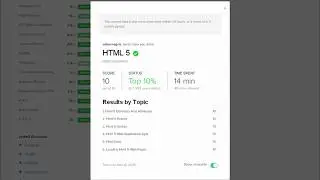 Html 5 Test Fiverr 10/10