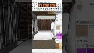 How to move or rotate texture from Sketchup 2021 | SketchUp Enscape Tutorial 
