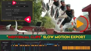 Export Slow Motion Clips With Individual Files In Davinci Resolve: A Step-by-step Guide