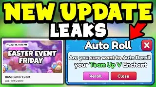 New EASTER UPDATE Leaks in Bubble Gum Simulator Infinity!