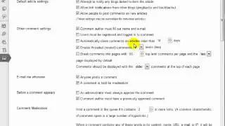 Wordpress Tutorial 17: How To Control Spam Comments In Your Wordpress Blog