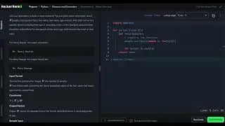 Hackerrank Python Solution  #2 Closures and Decorators -Decorators 2 - Name Directory
