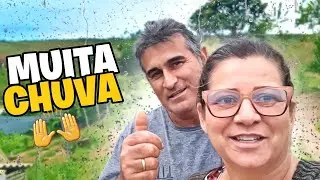 E a chuva continua 🙌muito mato👀👀