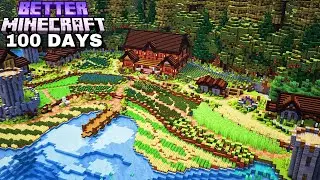 I Survived 100 days in BETTER Minecraft Hardcore