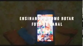 ensinando a como botar foto no canal pelo Google Chrome. { Ana  andrades}