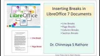 Inserting Breaks in LibreOffice 7 Documents