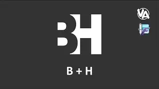 FlexiSign: BH Letter Negative Space Logo