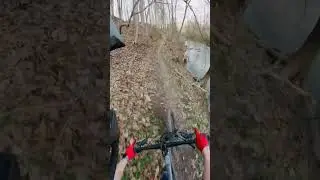 Skinny mountain biking trail #mtbworld #mountainbiketrail #mountainbike