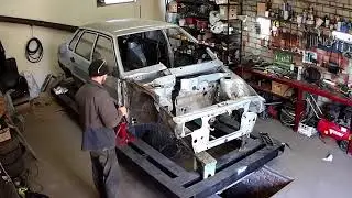 Cutting, Repairing, Pulling, and Restoring a VAZ 21099 After an Accident (Part 3)