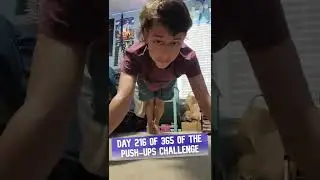 Day 216 Of 365 Of The Push-Ups Challenge! 