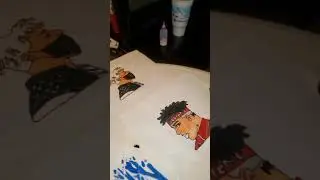 My grandson drawing he's 9 now