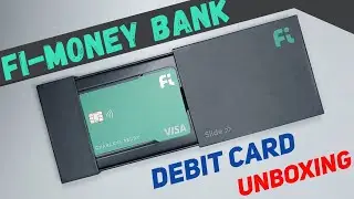Fi Money Debit Card Unboxing | Free international visa debit card | Best debit card