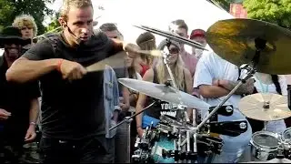 Incredible street drummer - Oded Kafri