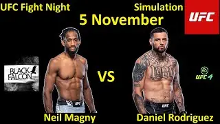Neil Magny VS Daniel Rodriguez FIGHT IN UFC 4/ UFC FIGHT NIGHT