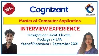Cognizant Interview Experience - 2021 | MCA student | Gen-C Elevate