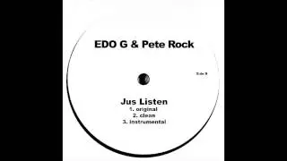 Edo G & Pete Rock - Jus Listen (Instrumental)