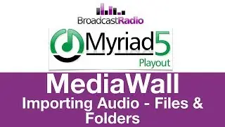 MediaWall 8 - Import Using Right Click Or Import Button