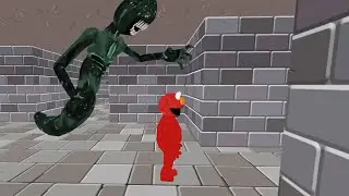 What if Elmo played Spooky's Jump Scare Mansion?