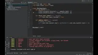 Simple Kivy Clock Module Tutorial