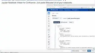 Jupyter/IPython Viewer for Confluence - copy&paste of Jupyter notebook URL's from Bitbucket