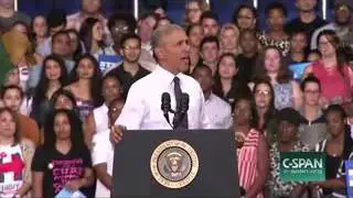 Obama  'Trump doesn't hang out with working people   '