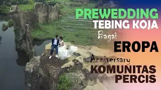 prewedding tebing koja bagai di eropa anniversary komunitas percis