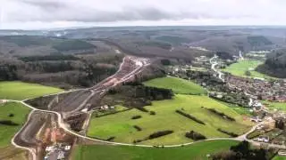 E420 à couvin vue du ciel