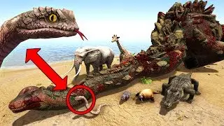 💀THIS SNAKE KILLS A TITAN IN 2 HITS! Elephant,Hippo &More! Additional Creatures Ark Survival Evolved