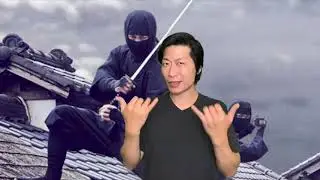 Ninja, Shinobi & Kunoichi in Japanese Sign Language 手話で『忍者、忍び、くノ一』
