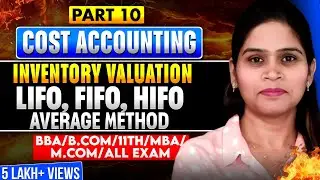 Inventory Valuation | FIFO | LIFO | HIFO | Average Method |Meaning | Numerical | B.Com , BBA | MBA