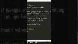 Install Angular Globally #Shorts