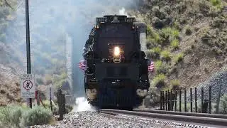Big Boy 4014 Westward Bound Tour (Day 6) Elko, Nevada to Winnemucca, Nevada (2 Tunnels)