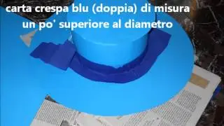 tutorial cappello in cartoncino