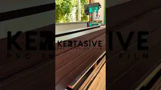 Melapisi interior berukuran 3meter tanpa sambungan menggunakan Kertasive #kertasive #partisiruangan