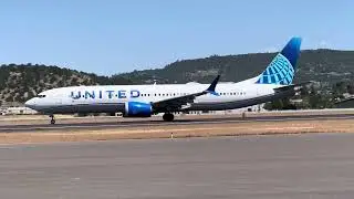 United 737 MAX 9 Takeoff to San Francisco