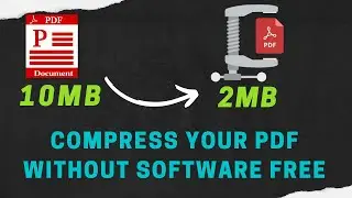 How to reduce pdf file size | Compress pdf | Reduce pdf file size for free 2022