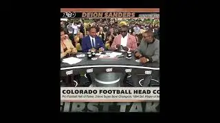 Deion Sanders Handed Out Sunglasses To The Cast of First Take