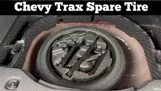 2017 - 2020 Chevy Trax Spare Tire Location - How To Remove Chevrolet Spare & Jack Change Flat Tire